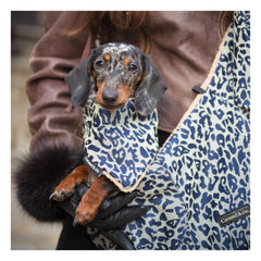 Caramel & Cie - Leopard Dog Crossbody Bag Promenade | Gray