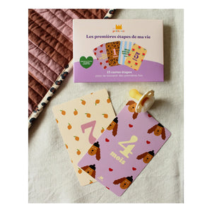 Ma petite vie - First 12 Months Milestone Cards