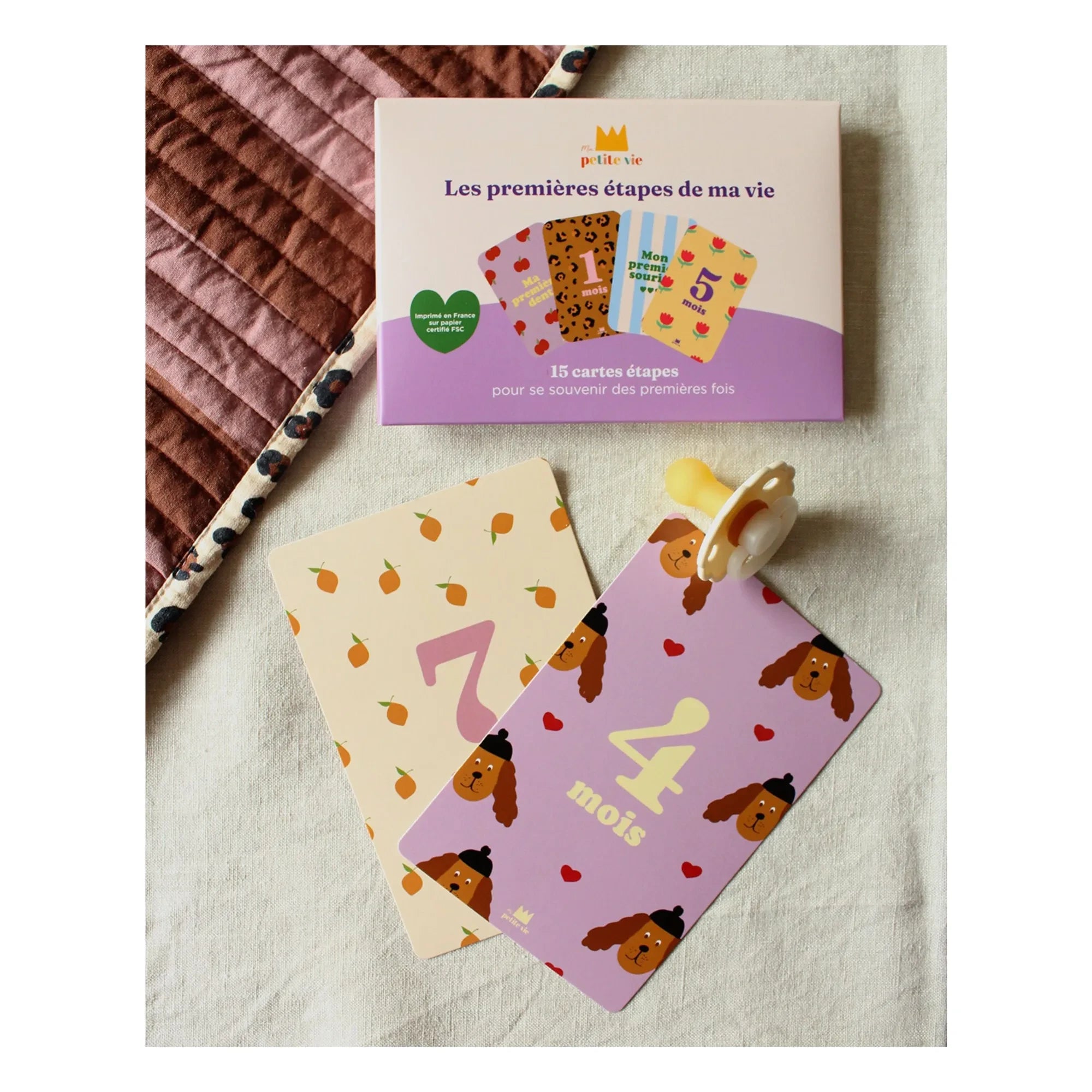 Ma petite vie - First 12 Months Milestone Cards