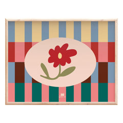 Ma petite vie - Graphic Floral Poster
