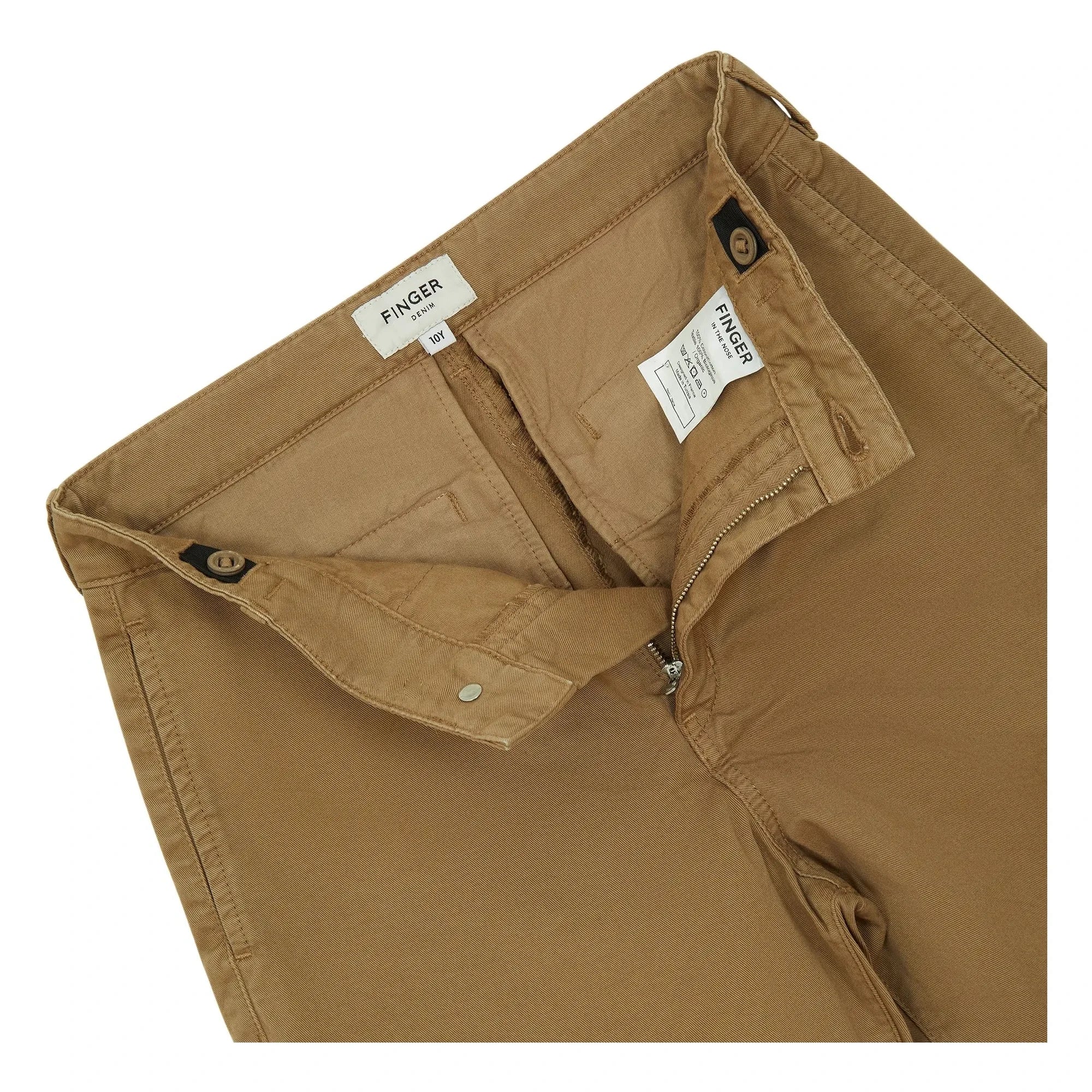 Finger in the nose - Jacob Chino Short Large | Mat kahverengi