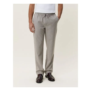 Les Deux - Mini Checked Pants | Dark Beige