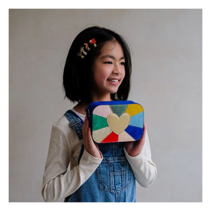Mimi & Lula - 8-Piece Mini Rainbow Hair Clip Set | Gold