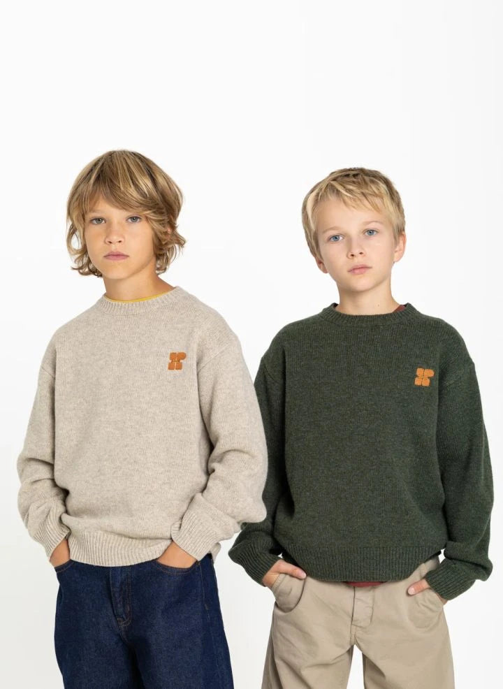 Hundred Pieces - Mika Merino Wool Sweater | Olive