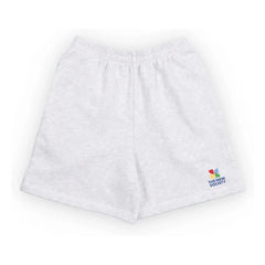 the new society - TNS Logo Jogger Şort | Heather grey