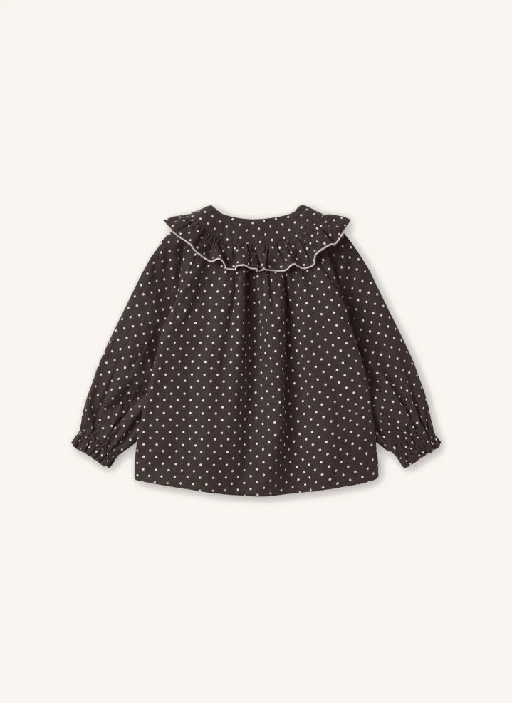 Fliink - Dotted Blouse | Brown
