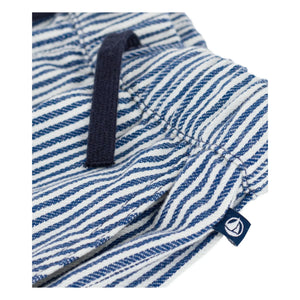 Petit Bateau - Organic Cotton Striped Pants | Blue