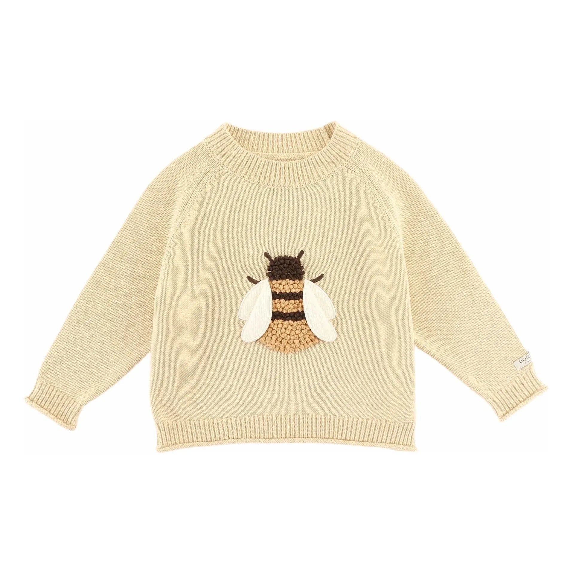 Donsje - Valenthe Abeille Organic Cotton Sweater | Light Yellow