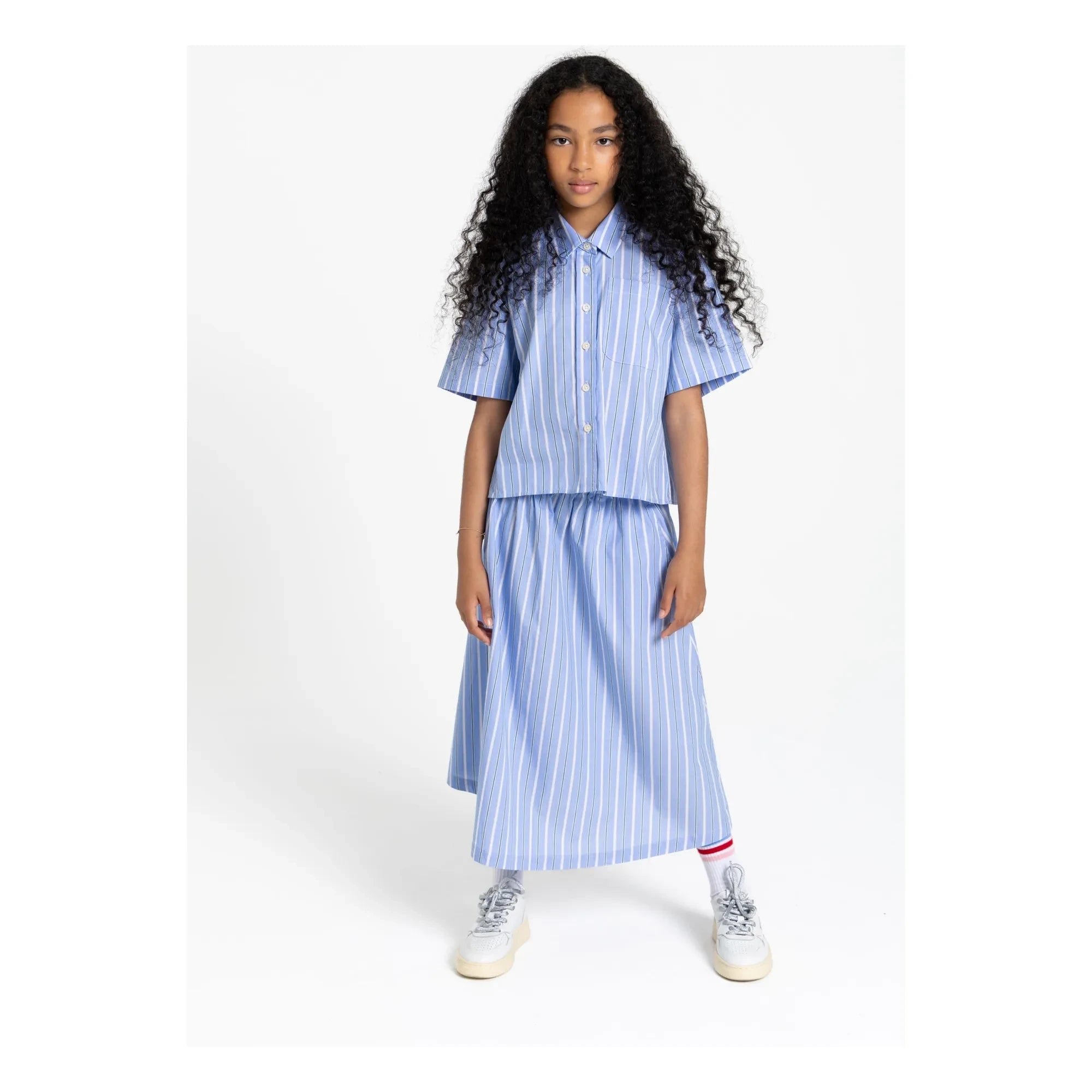 Finger in the Nose - Harper Striped Shirt | Steel