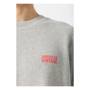 American Vintage - Crew Neck Sweatshirt | Grey Melange