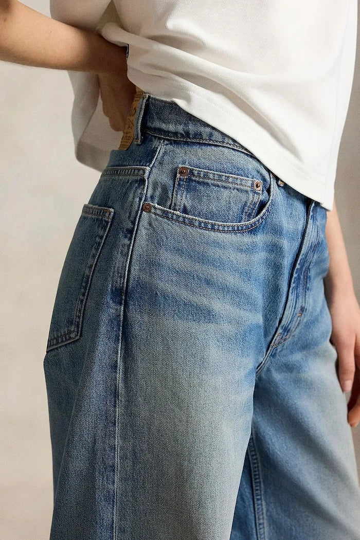 Polo Ralph Lauren wide leg kadın kot pantolon