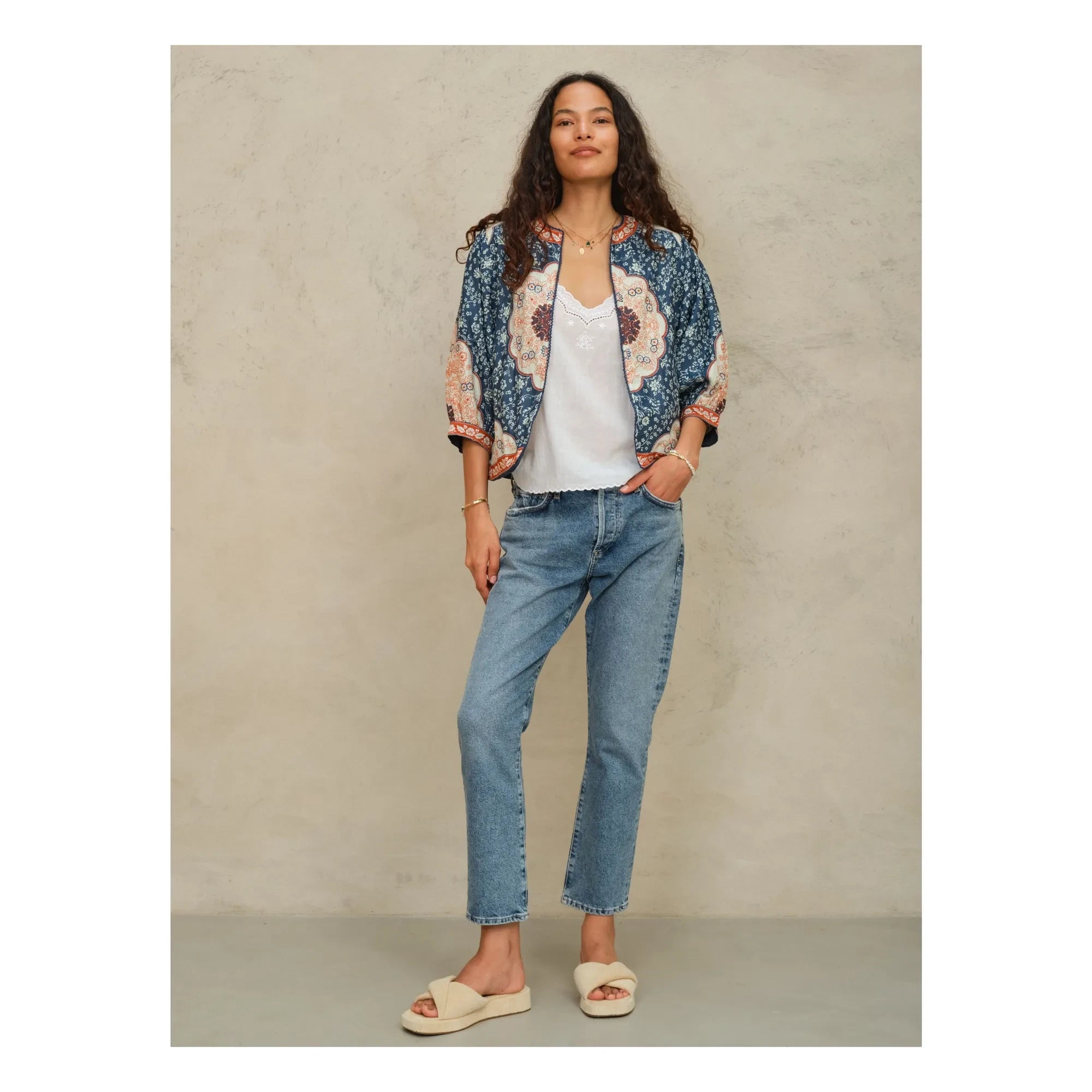 M.A.B.E. - Ursa Cotton Jacket | Indigo
