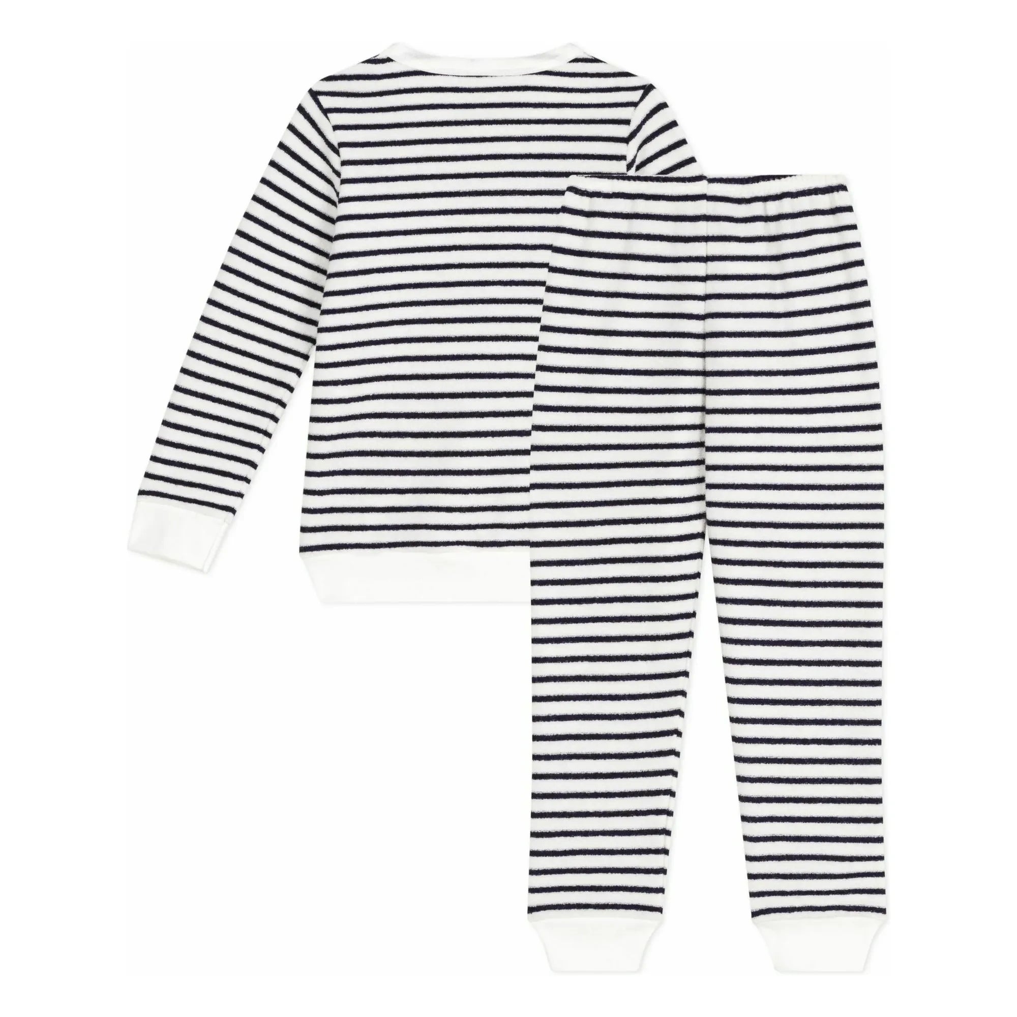 Petit Bateau - Sailor Towel Modal Pajamas | Navy Blue