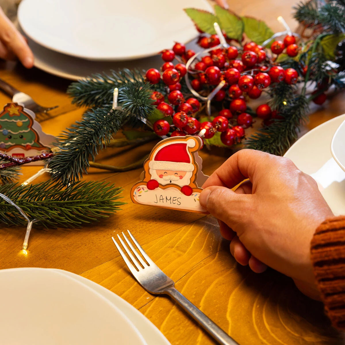 Legami - Set of 12 Christmas Place Cards