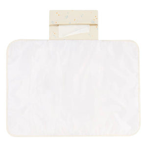 Nobodinoz - Travel Baby Changing Mat Mozart Opera Orange Cherries | Beige