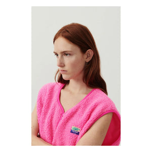 American Vintage - Hoktown Sleeveless Vest | Fluorescent Pink