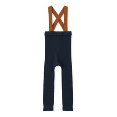 Liewood - Cuno Organic Cotton Suspender Tights | Navy