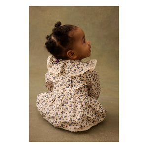 Louise Misha - India Fleurie Organic Cotton Poplin Jumpsuit | Cream