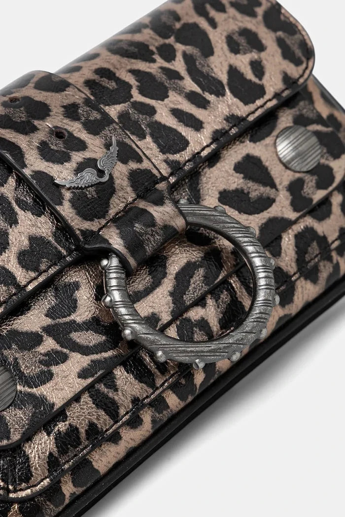 ZADIG&VOLTAIRE KATE WALLET METAL LEO Deri Çanta