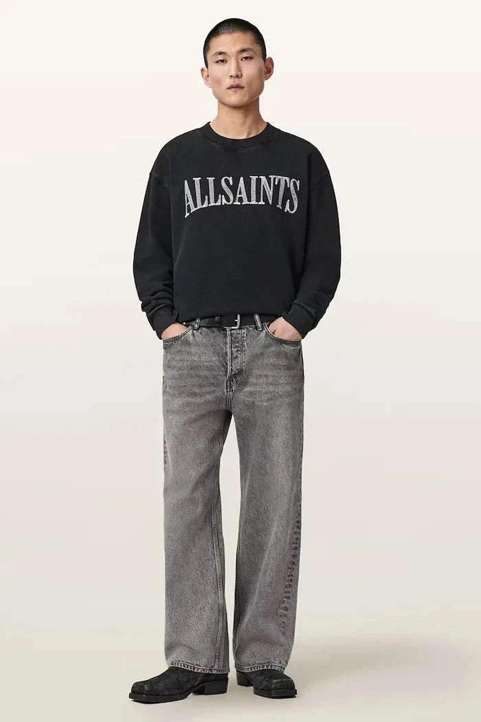 AllSaints erkek pamuklu sweatshirt DASH