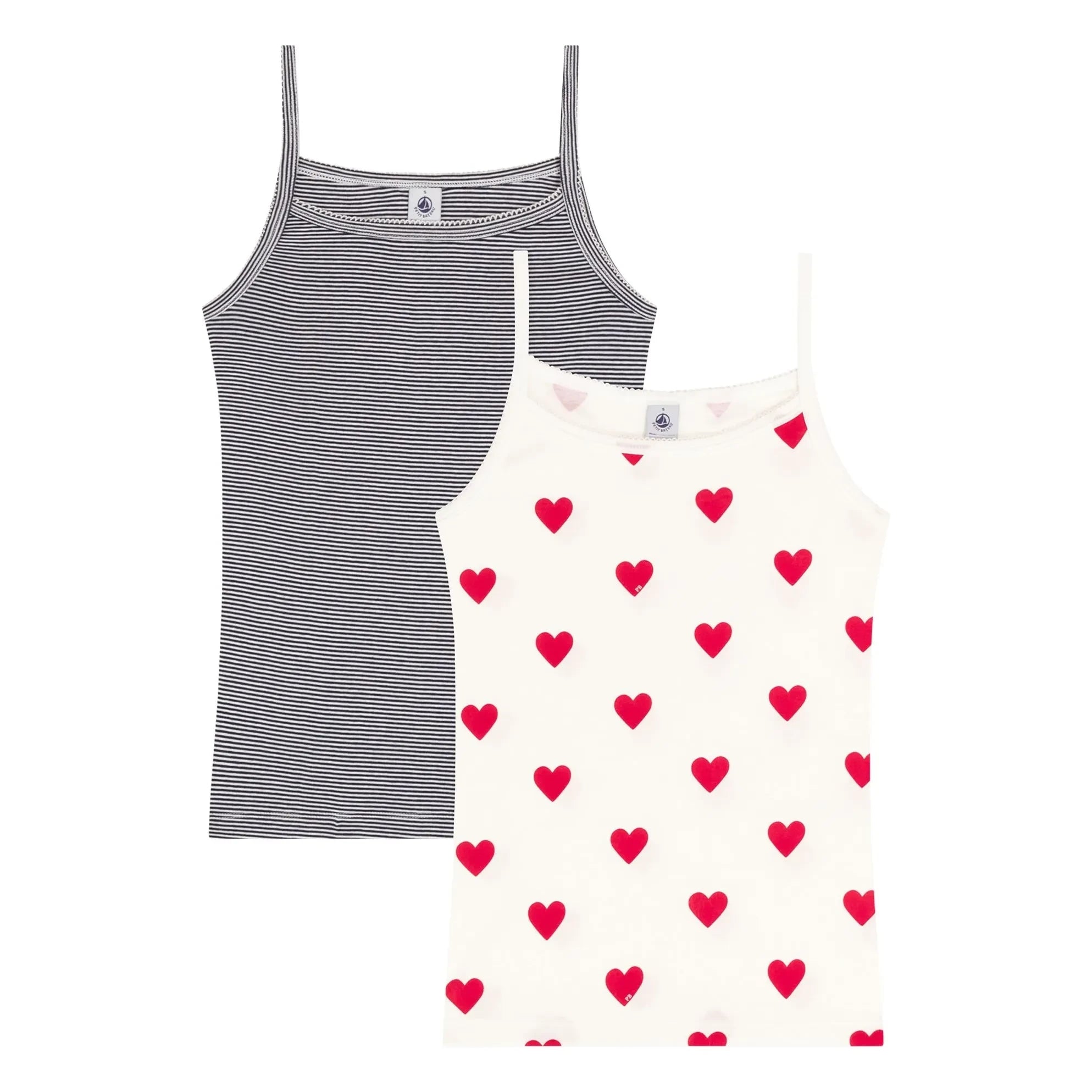 Petit Bateau - Tank Top Set of 2 - Women's Collection | White