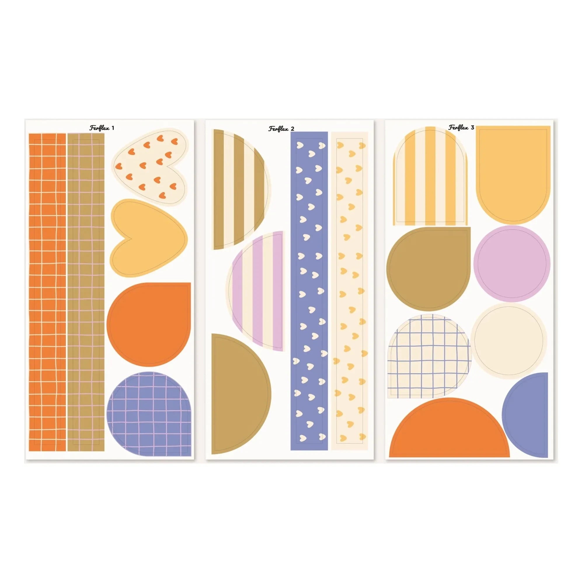 Ferflex - Striped Magnetic Wall Panel | Camel