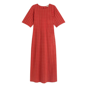 Thinking Mu - Kina Organic Cotton Dress | Red