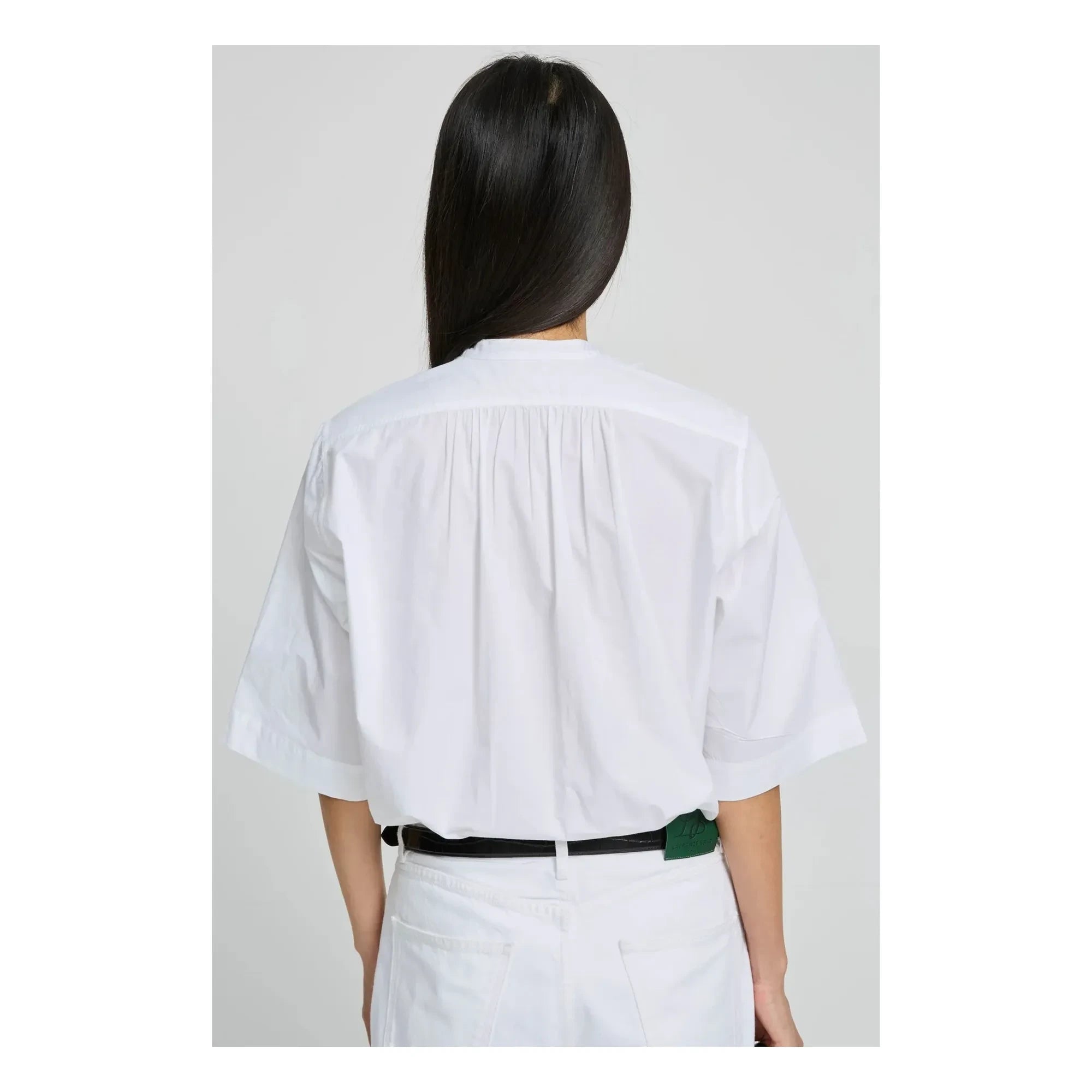 Laurence Bras - Blouse Magrita Short Cotton | White