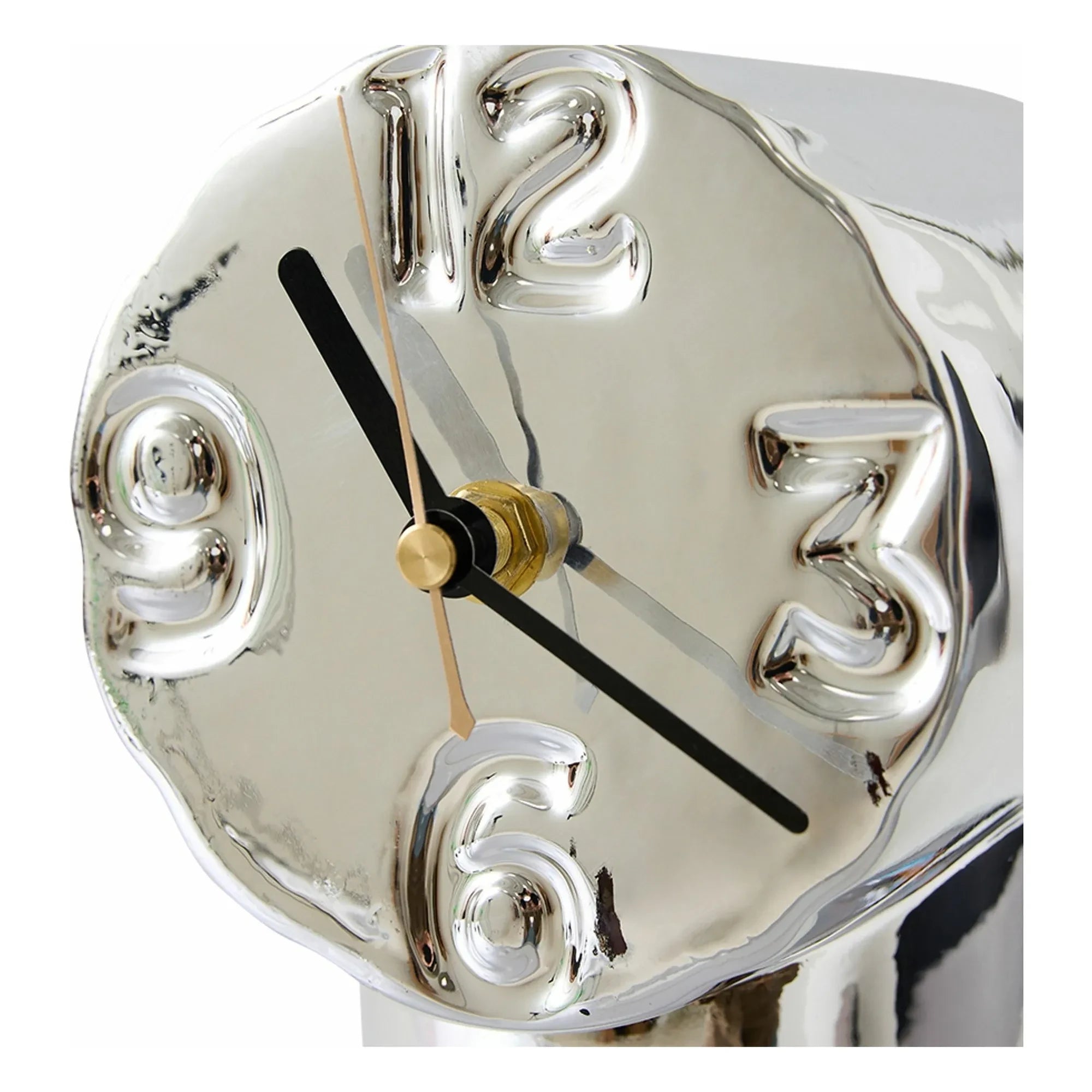 HKliving - Retro Ceramic Clock | Chrome
