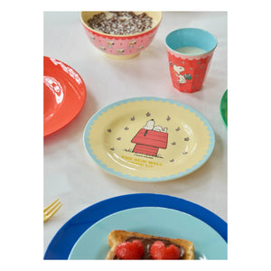 Rice - The Sun Will Come Up Melamine Plate - Rice x Snoopy | Cream
