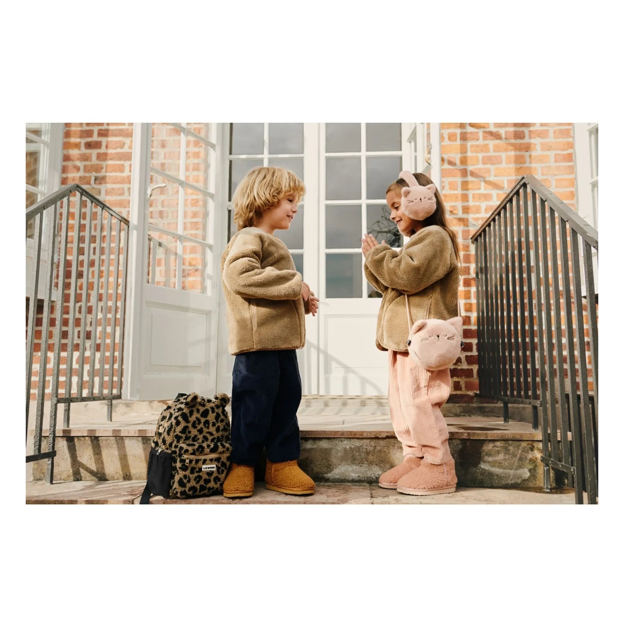 Liewood - Alban Recycled Fiber Sherpa Boots | Caramel