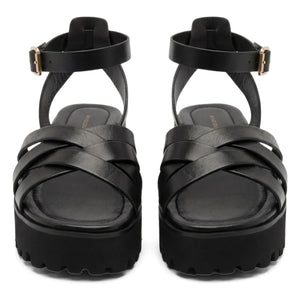 Rivecour - Leather Sandal No.214 | Black