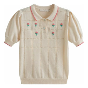 C'era Una Volta - Polo Maria Knit | Cream