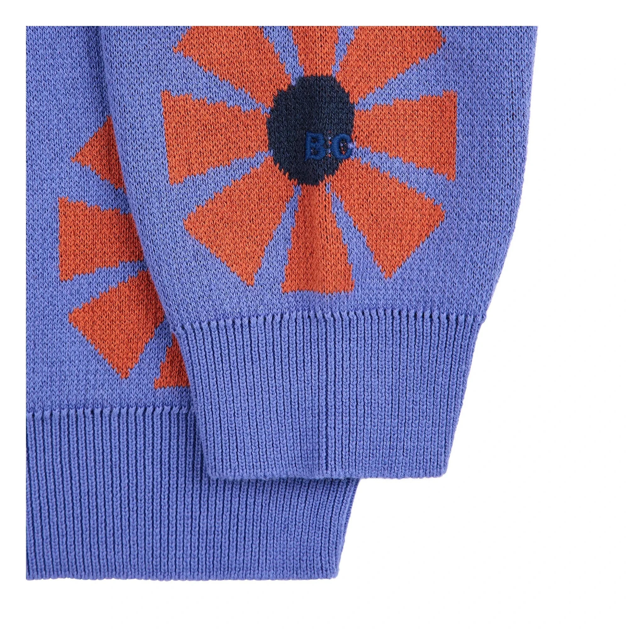 Bobo Choses - Kaleidoscope Organic Cotton Sweater | Purple