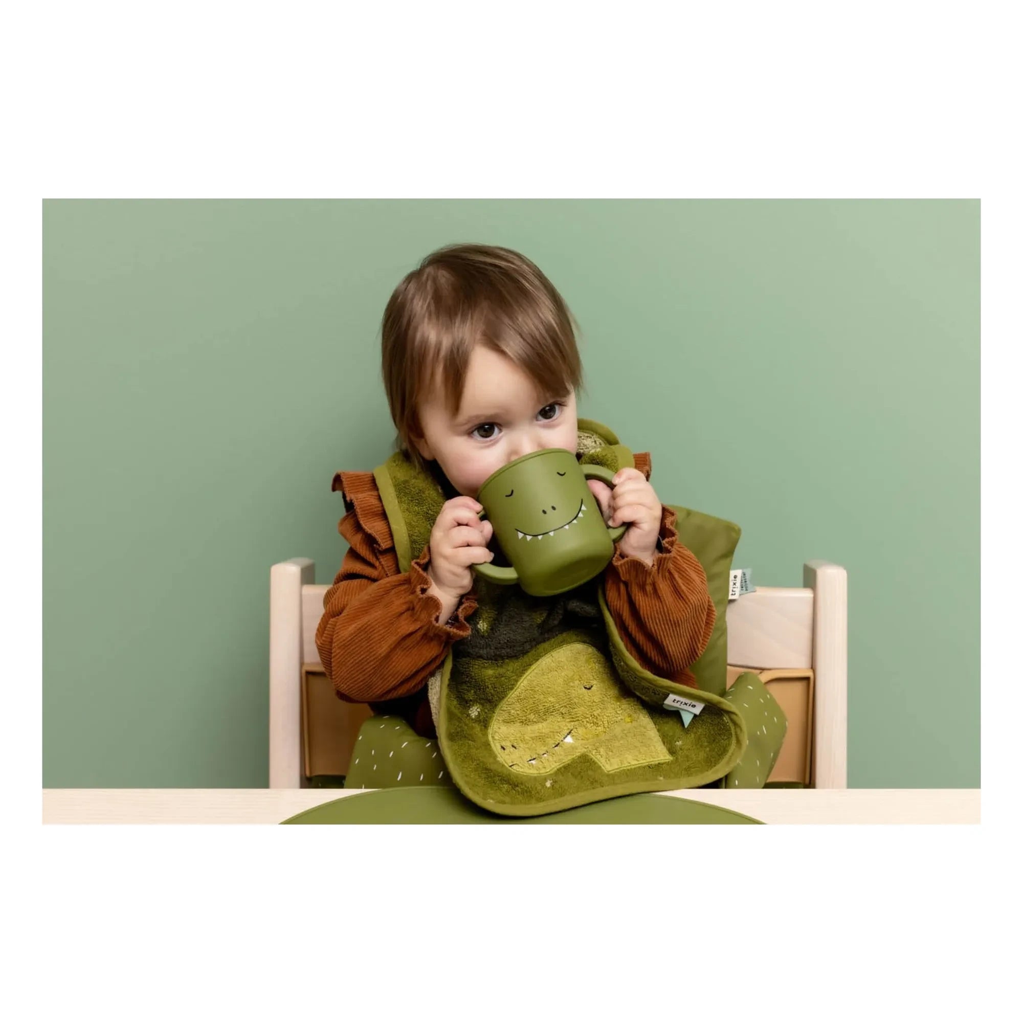 Trixie - Mr. Dino Silicone Practice Cup | Green