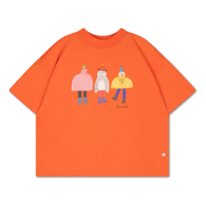 Repose AMS - Baxy Bird Organic Cotton T-Shirt | Orange
