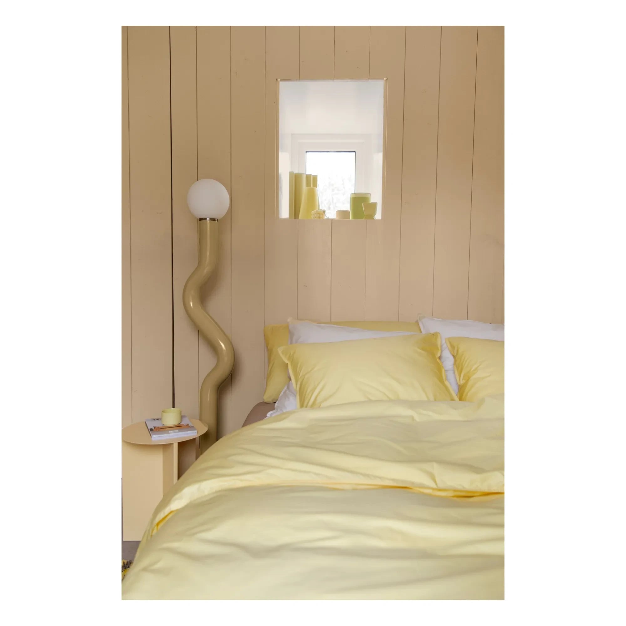 Suite 702 - Organic Percale Duvet Cover | Butter Yellow