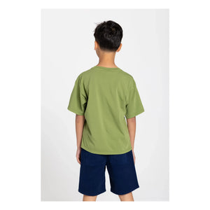 Smallable Kid - Nils organic cotton T-shirt | Green
