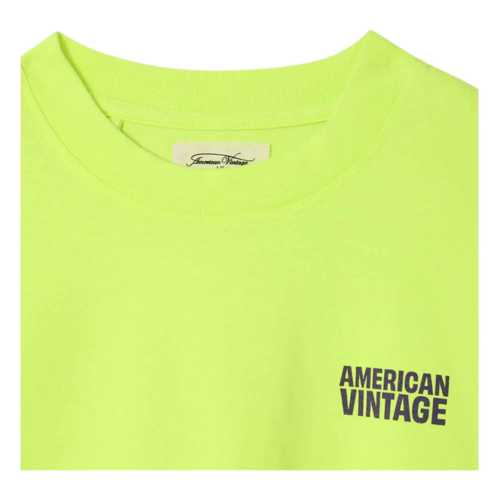 American Vintage - Gixy T-Shirt | Fluorescent Yellow