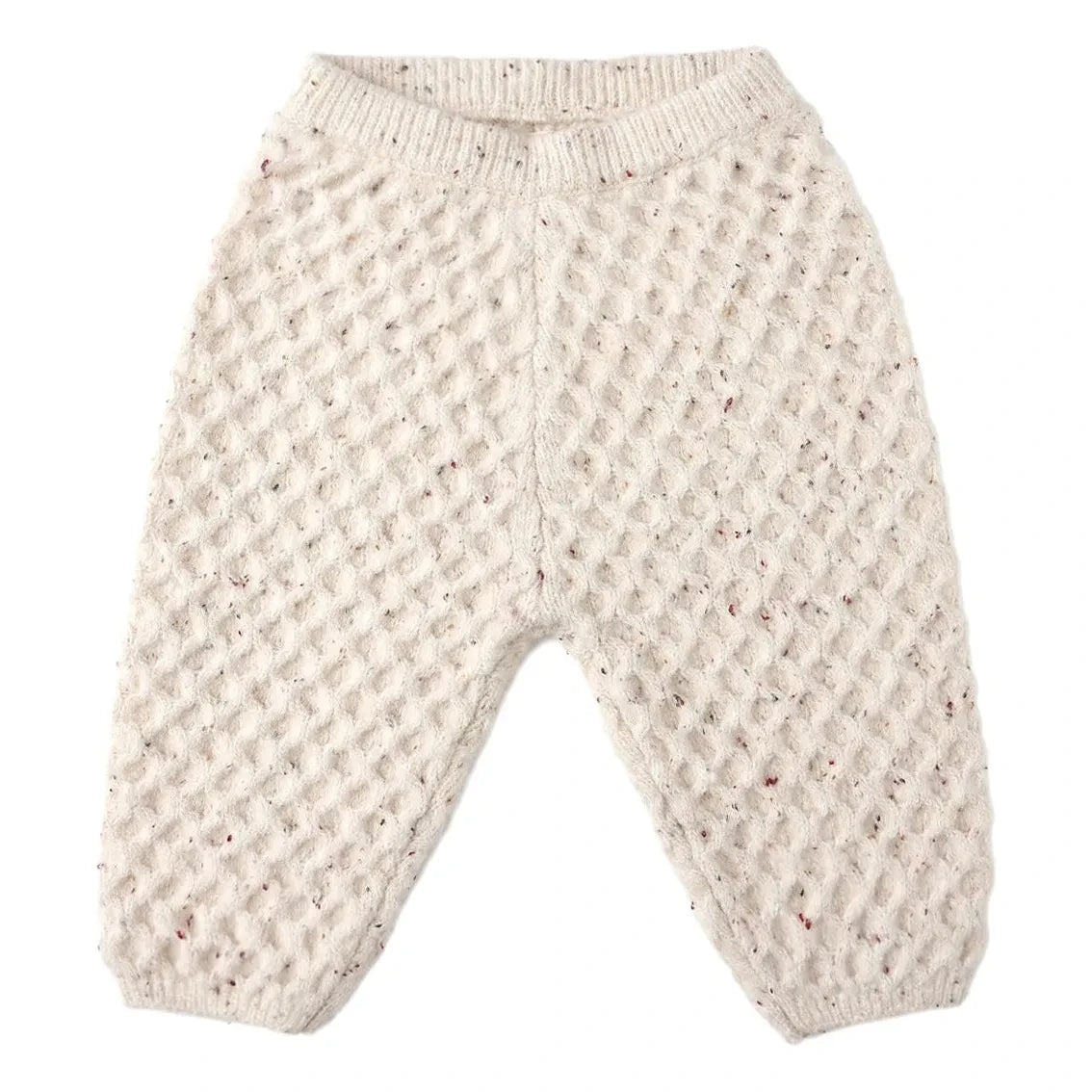 Rylee + Cru - Chiné Knit Pants | Ecru