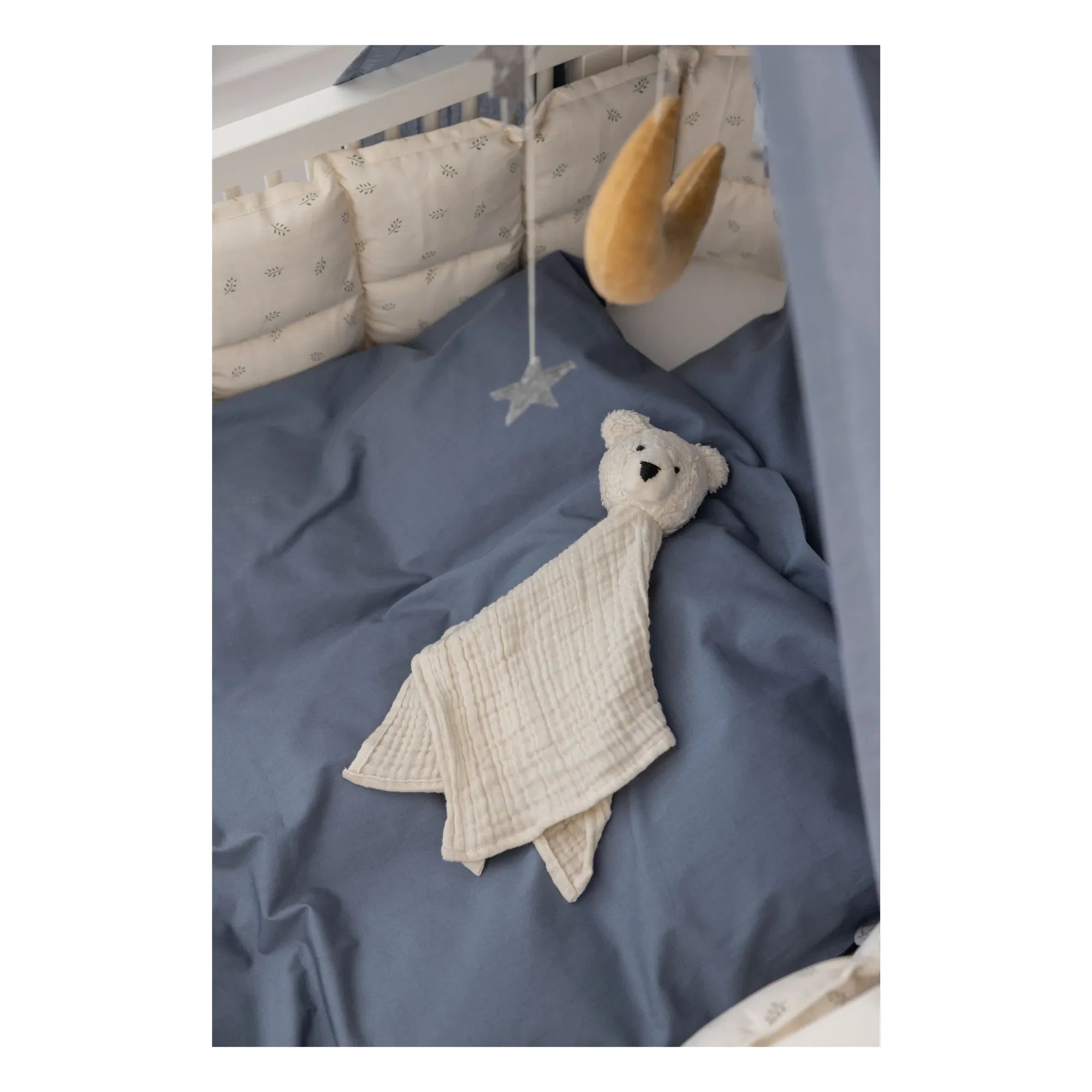 Sebra - Teddy Bear diaper | White
