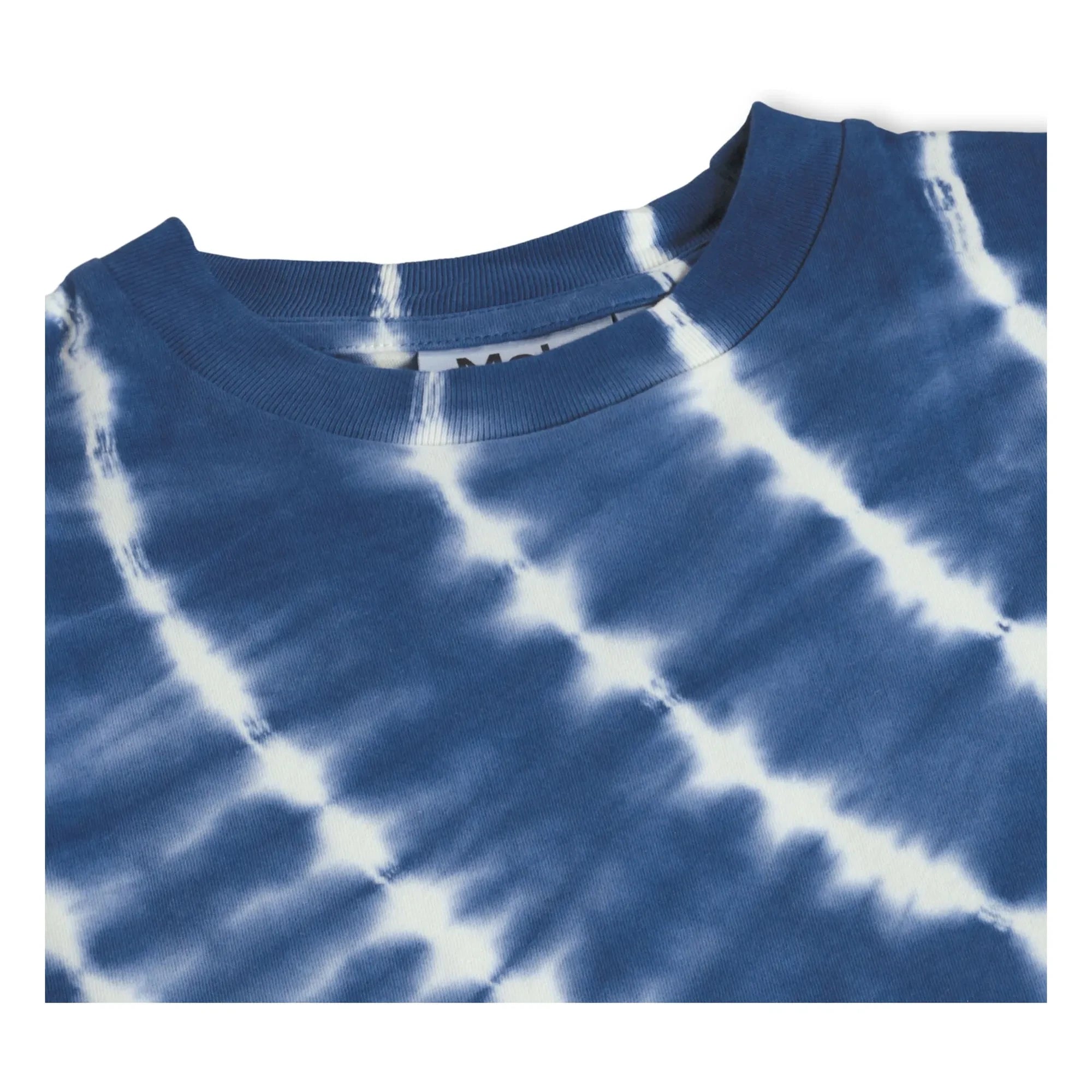 Molo - Riley Batik Organic Cotton T-Shirt | Blue