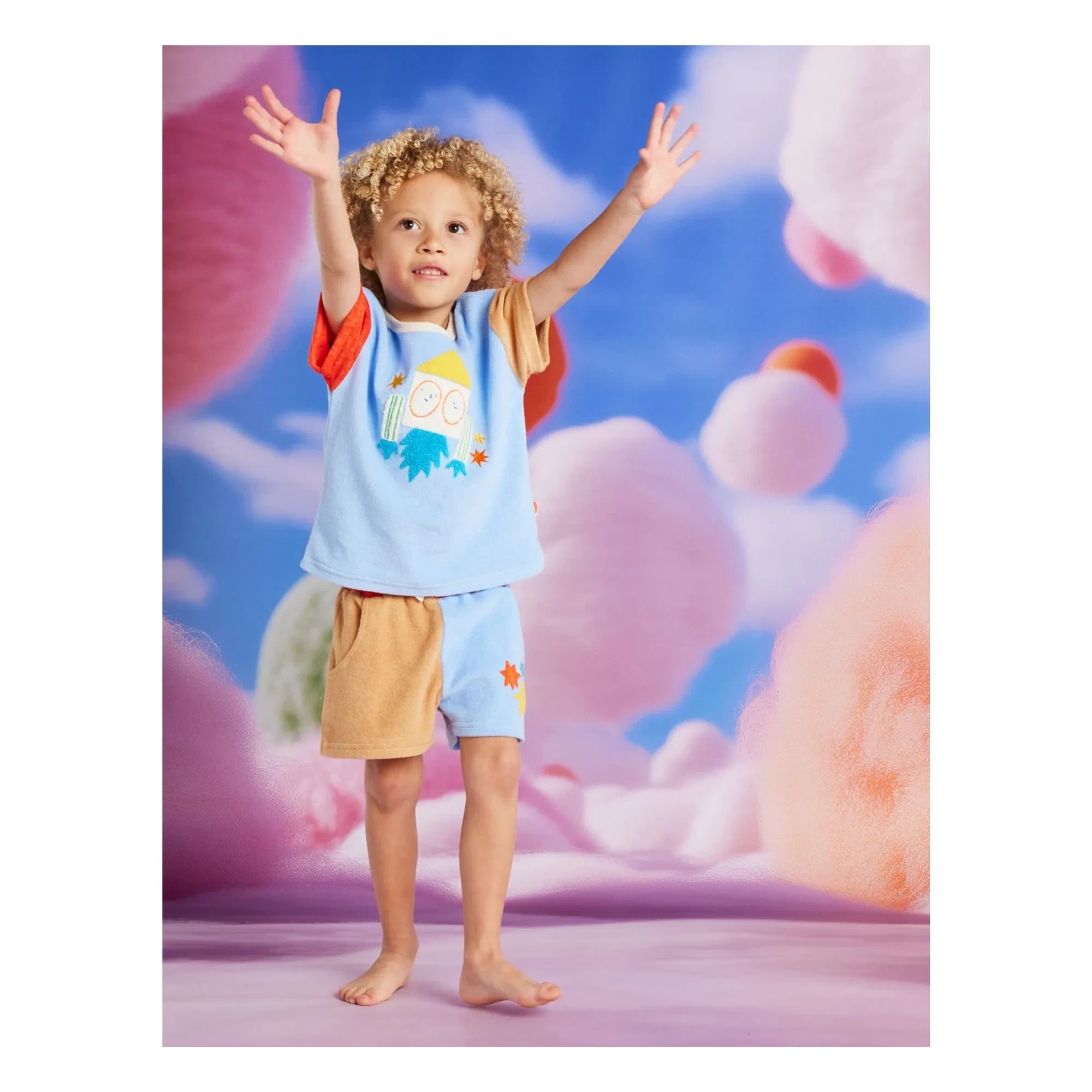 Halcyon Nights - Rocket Sponge T-Shirt | Light Blue