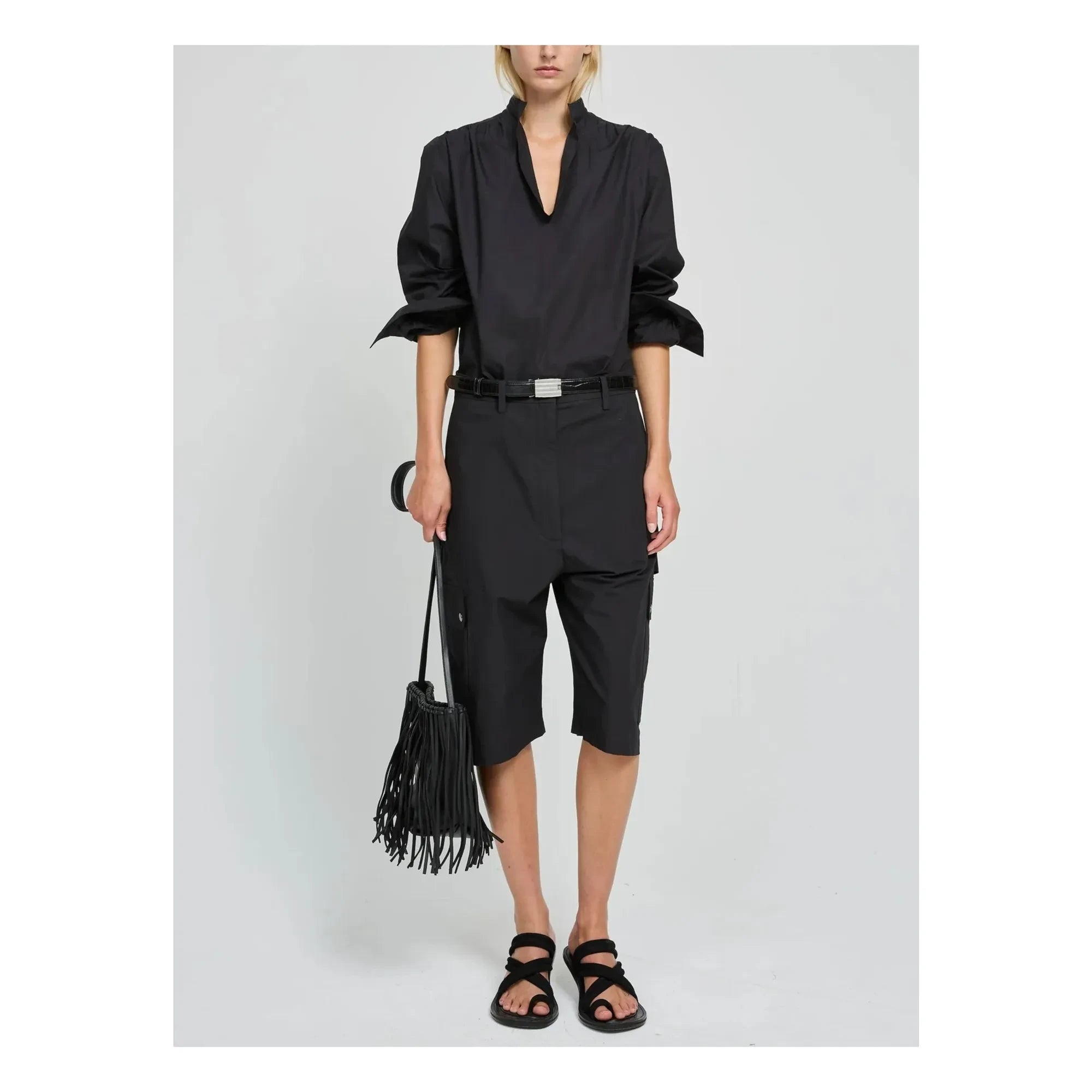 Laurence Bras - Juulivo Cotton Blouse | Black