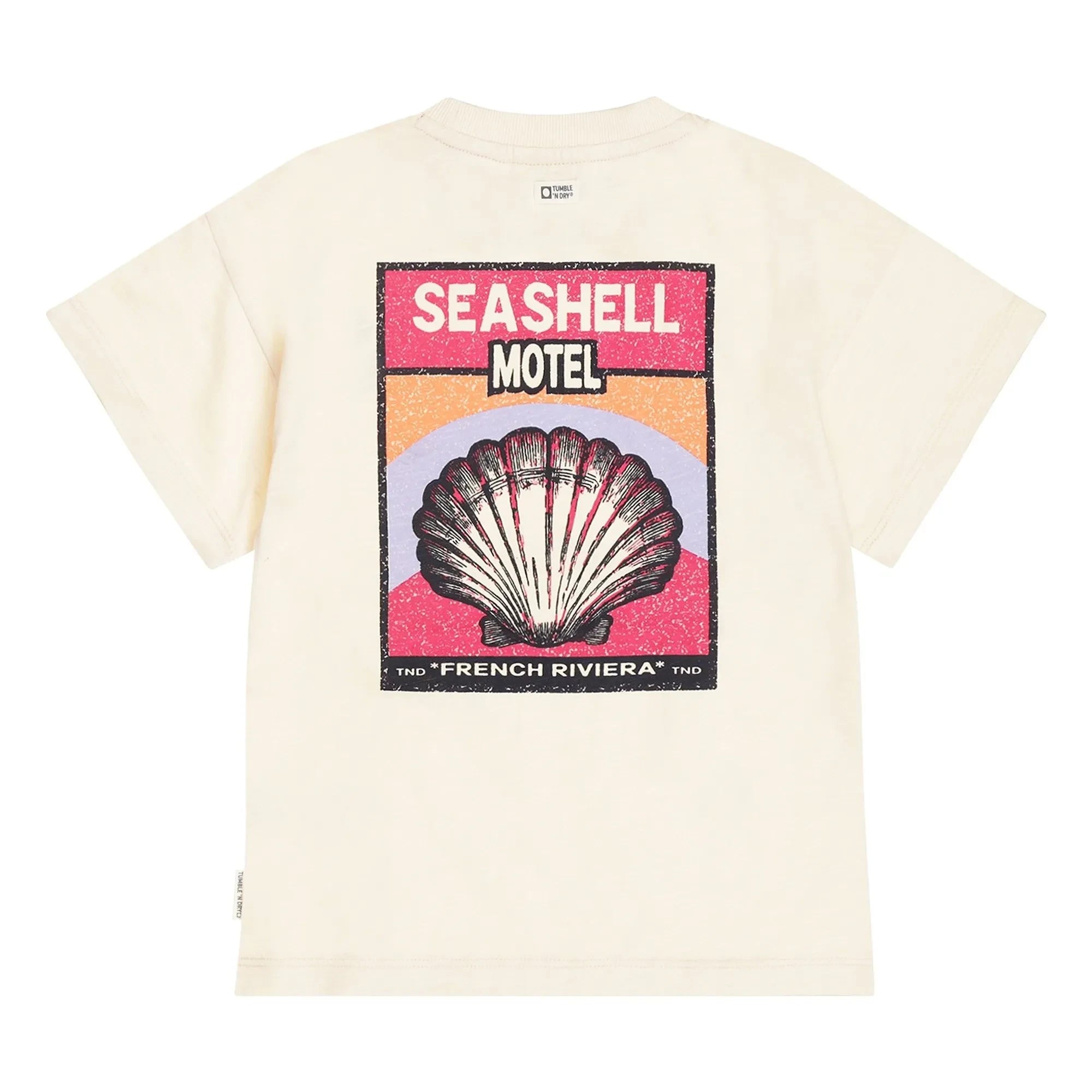 Tumble N'Dry - Oversized T-Shirt Nautilus Organic Cotton | Ecru