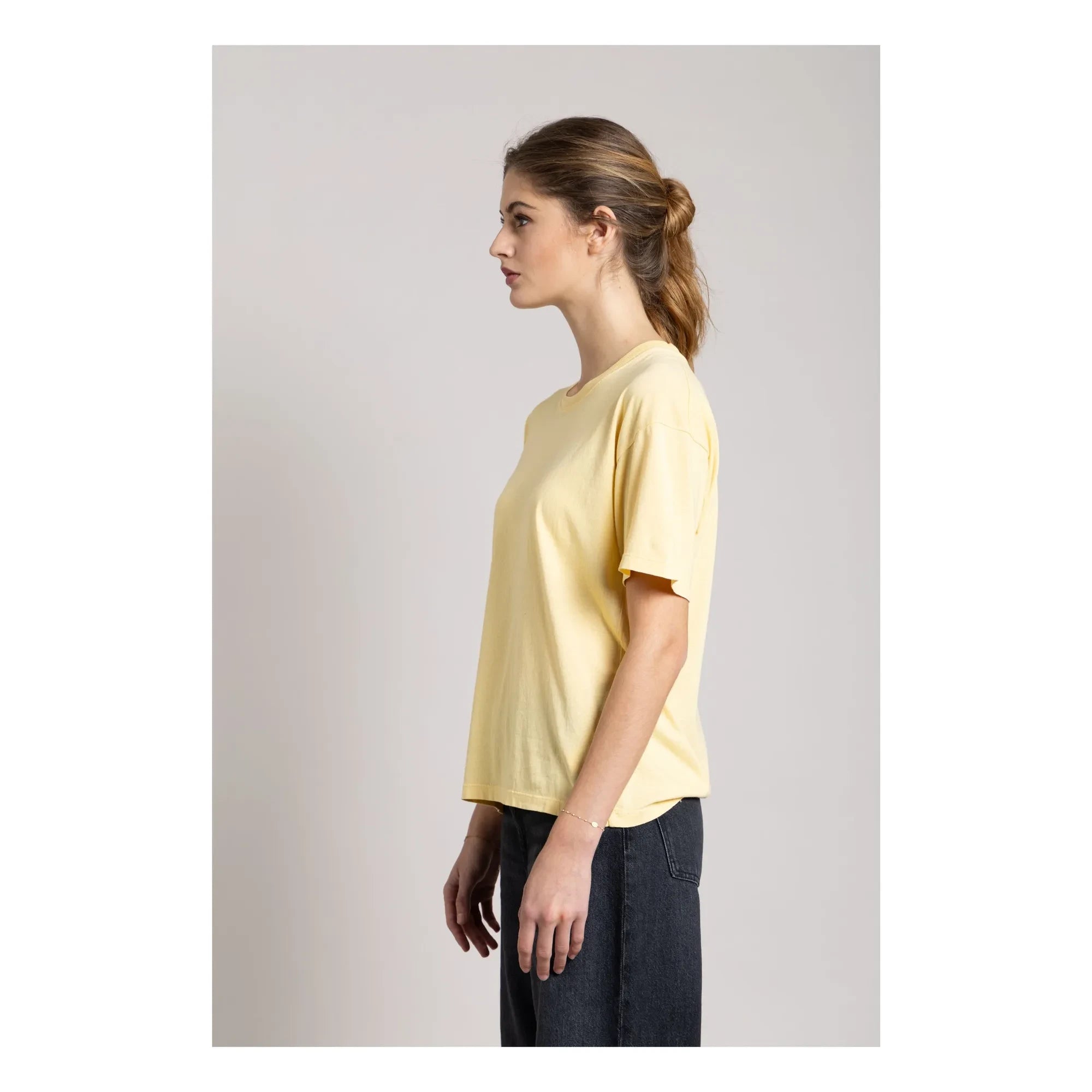 Smallable Woman - Hana Organic Cotton T-Shirt | Pale Yellow