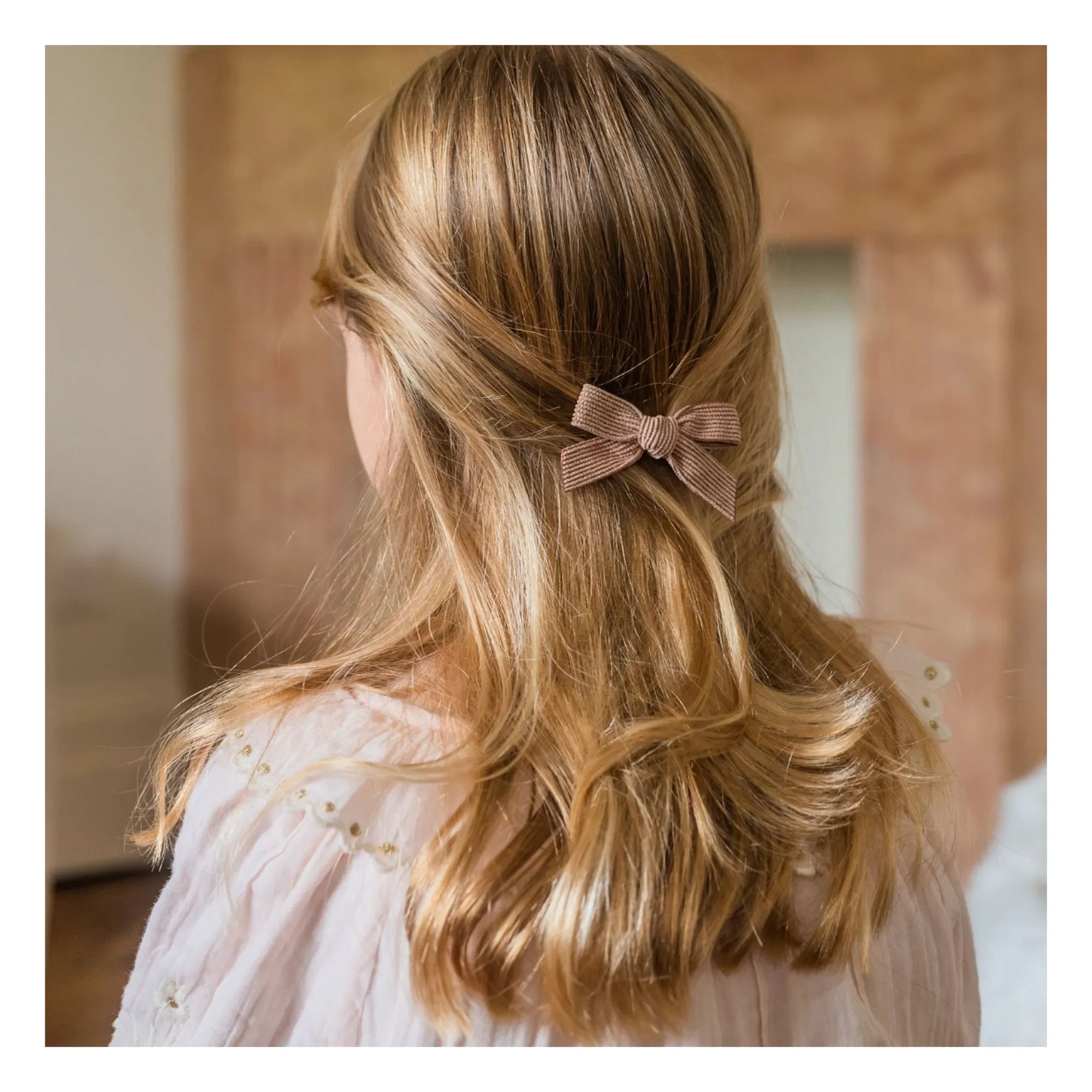 Gentil Coquelicot - Velvet Hair Clips - Set of 3 | Brown