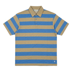 Smallable Man - Fjord Striped Pima Cotton Polo | Royal Blue
