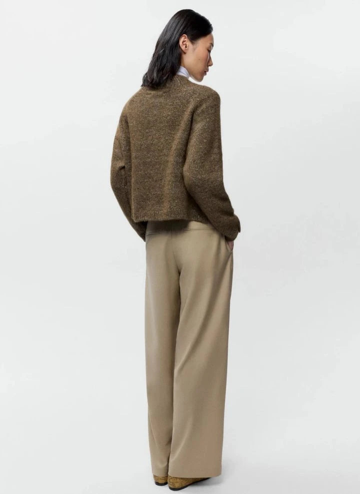 Cordera - Merino wool and organic cotton sweater | Brown