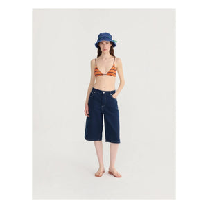 Bobo Choses - Organic Cotton Denim Bermuda Shorts | Blue